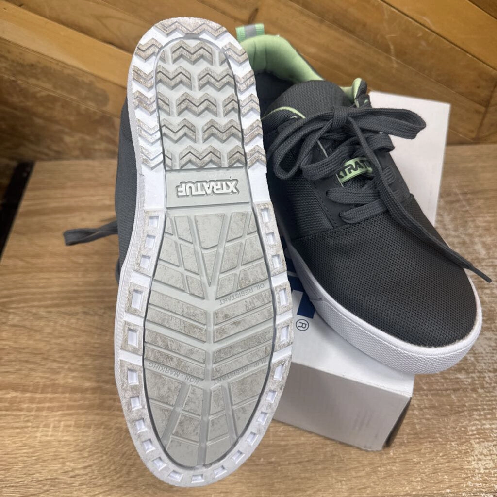 XTRATUF - Women's Topwater Lace Grey Shoes Size 9.5: Grey-women-9.5 High Heel Mules Shoes