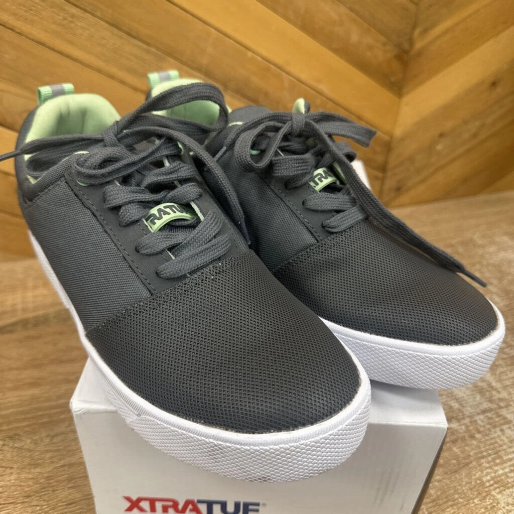 XTRATUF - Women's Topwater Lace Grey Shoes Size 9.5: Grey-women-9.5 Extra Wide Width High Heels