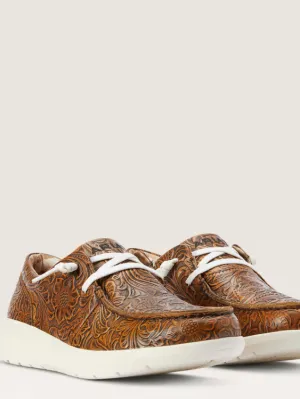 Ariat Hilo Loafers- Brown Floral Emboss Banana Republic Loafers