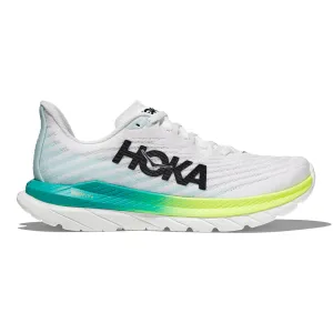 Temecula Men's Hoka Mach 5, White/Blue Glass, 12 D Medium